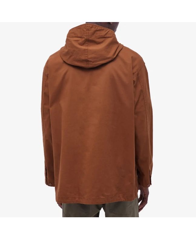 Spezial Madrid Engineered Garments Twill Cagoule Shirt Brown Sanded Twill