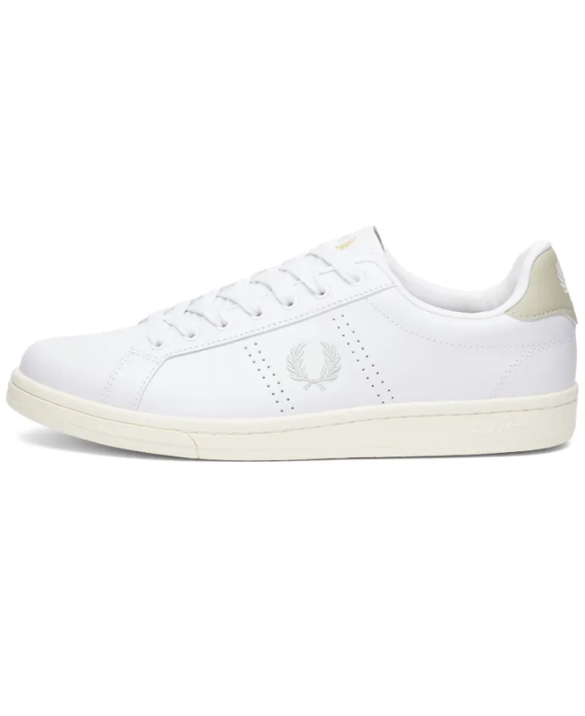 Spezial Madrid Fred Perry Authentic B721 Leather Sneaker White & Ight Oyster