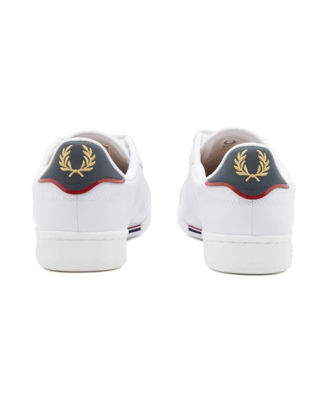 Spezial Madrid Fred Perry Authentic B722 Leather Sneaker White & Navy