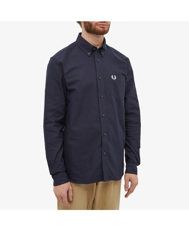 Spezial Madrid Fred Perry Authentic Oxford Shirt Light Navy