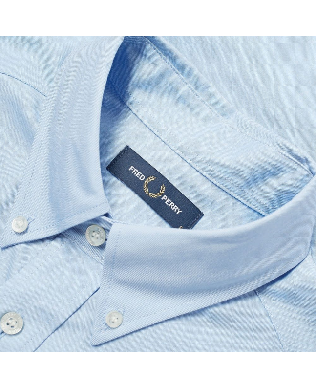 Spezial Madrid Fred Perry Authentic Oxford Shirt Light Smoke