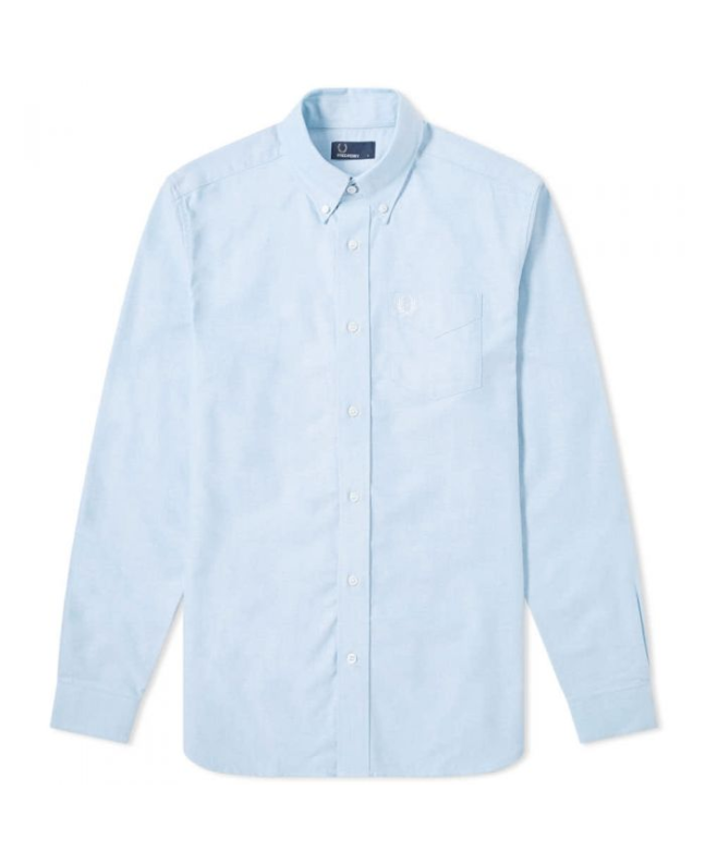 spezial madrid Fred Perry Authentic Oxford Shirt Light Smoke