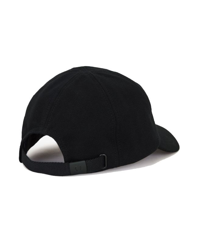 Spezial Madrid Fred Perry Classic Pique Cap Black & Warm Stone