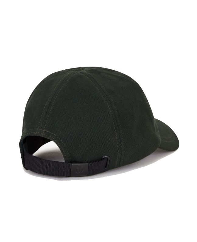 Spezial Madrid Fred Perry Classic Pique Cap Night Green & Light Rust