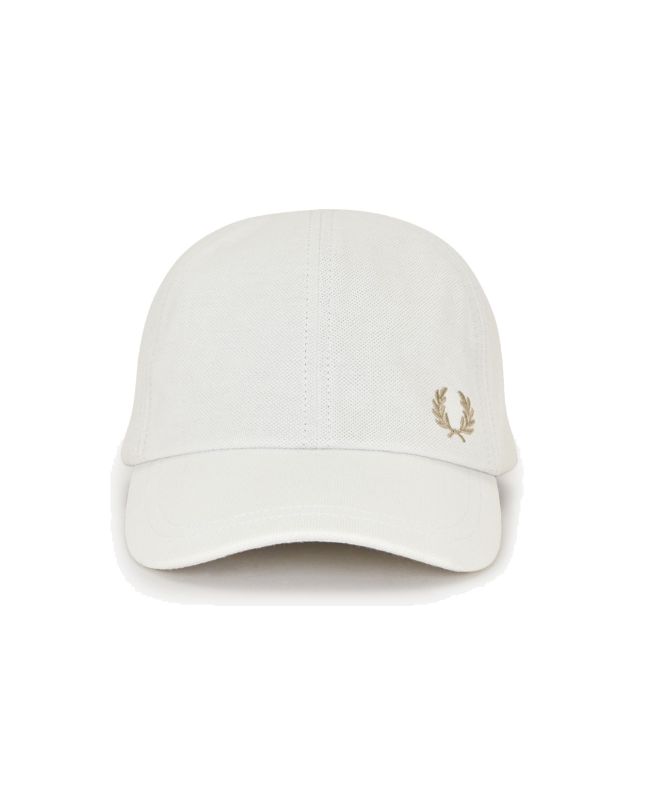 Spezial Madrid Fred Perry Classic Pique Cap Snow White & Warm Stone