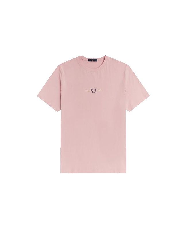 spezial madrid Fred Perry Embroidered Tee Chalky Pink