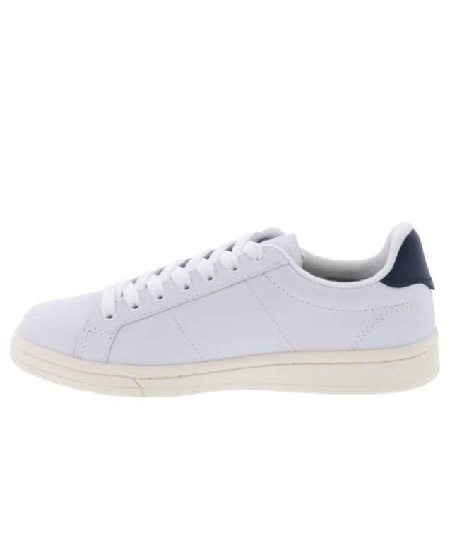 Spezial Madrid Fred Perry Leather Shield Badge White