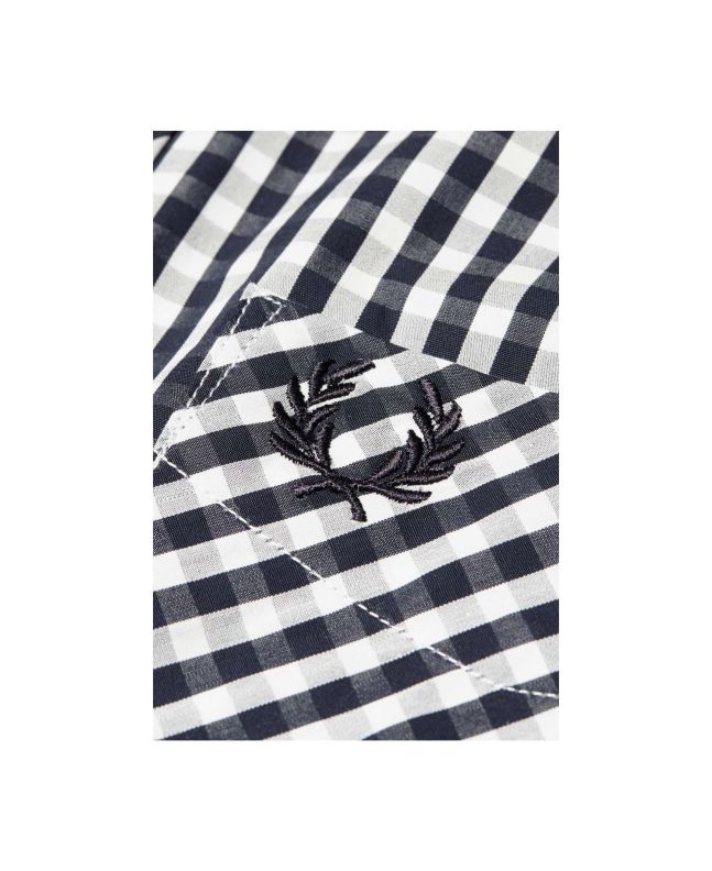Spezial Madrid Fred Perry Reissues Gingham Shirt Navy