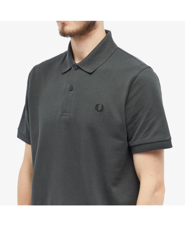 Spezial Madrid Fred Perry Reissues Original Plain Polo Night Green & Black