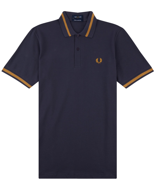 spezial madrid Fred Perry Reissues Original Single Tipped Polo Dark Graphite