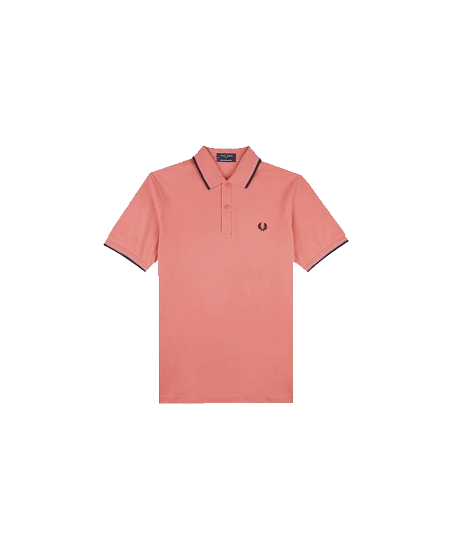 spezial madrid Fred Perry Reissues Original Twin Tipped Polo Bright Pink & Black