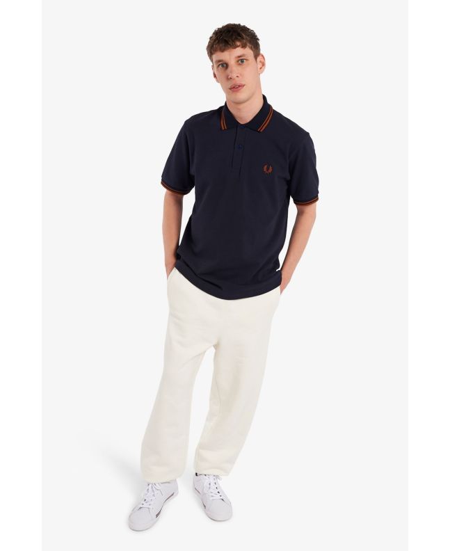 Spezial Madrid Fred Perry Reissues Original Twin Tipped Polo Navy & Nut Flake
