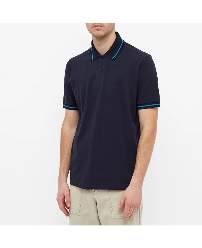 Spezial Madrid Fred Perry Reissues Original Twin Tipped Polo Navy King Fisher & Black