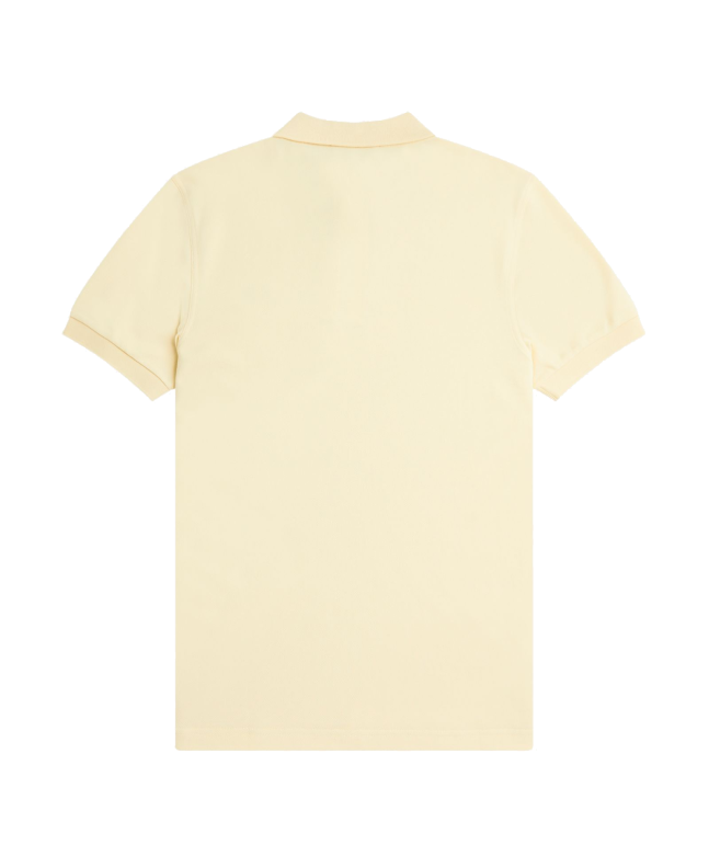 Spezial Madrid Fred Perry Slim Fit Plain Polo Ice Cream & French Navy