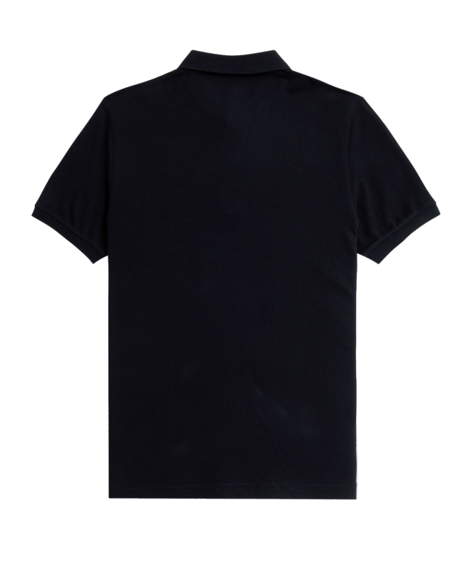 Spezial Madrid Fred Perry Slim Fit Plain Polo Navy & Burnt Red