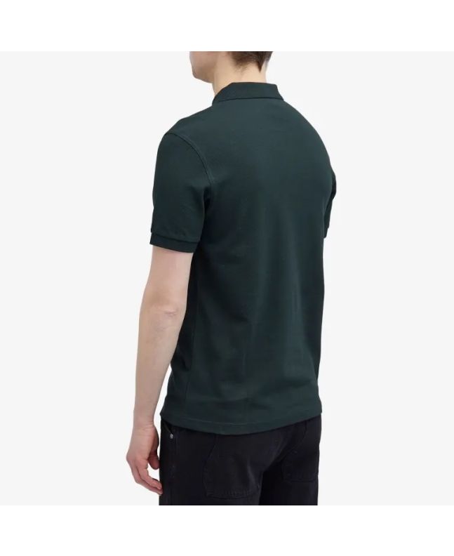 Spezial Madrid Fred Perry Slim Fit Plain Polo Night Green & Light Rust
