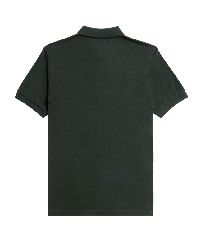 Spezial Madrid Fred Perry Slim Fit Plain Polo Night Green & Runaway Bay Ocean