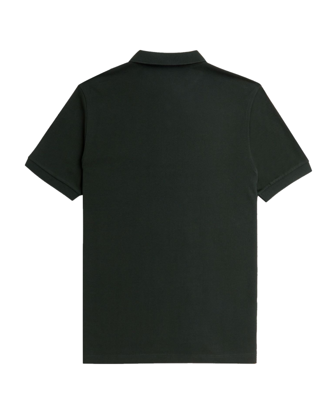 Spezial Madrid Fred Perry Slim Fit Plain Polo Night Green & Snow White