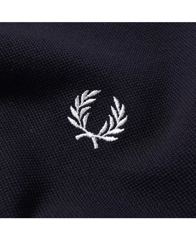 Spezial Madrid Fred Perry Slim Fit Twin Tipped Polo Navy & White