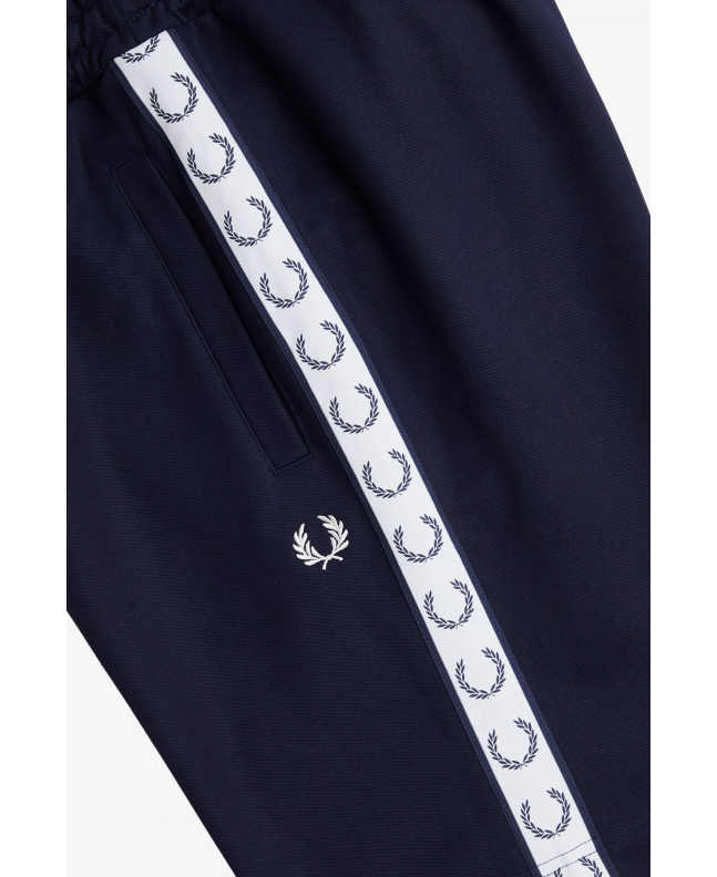 Spezial Madrid Fred Perry Taped Tricot Short Carbon Blue