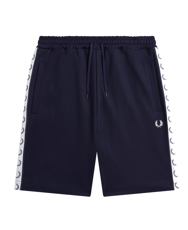 spezial madrid Fred Perry Taped Tricot Short Carbon Blue