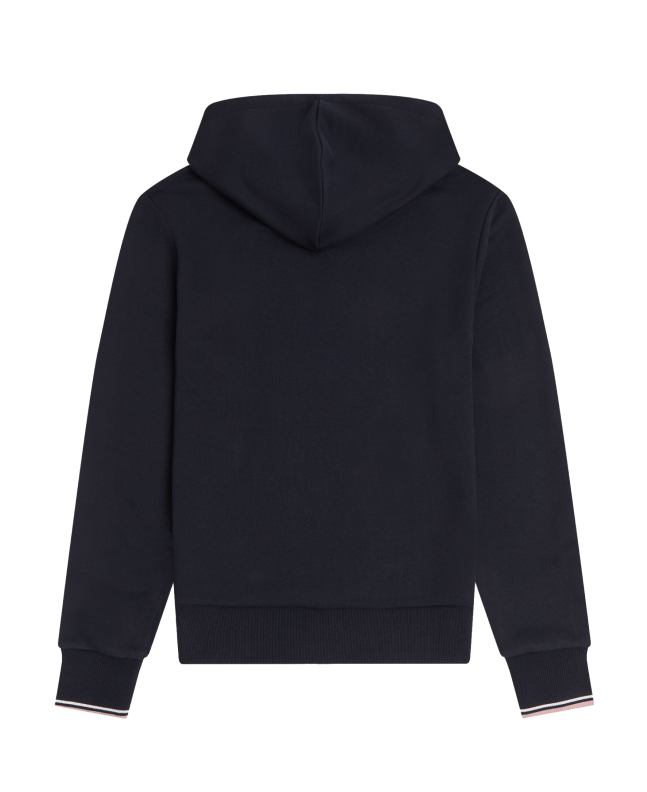 Spezial Madrid Fred Perry Tipped Hooded Sweatshirt Navy