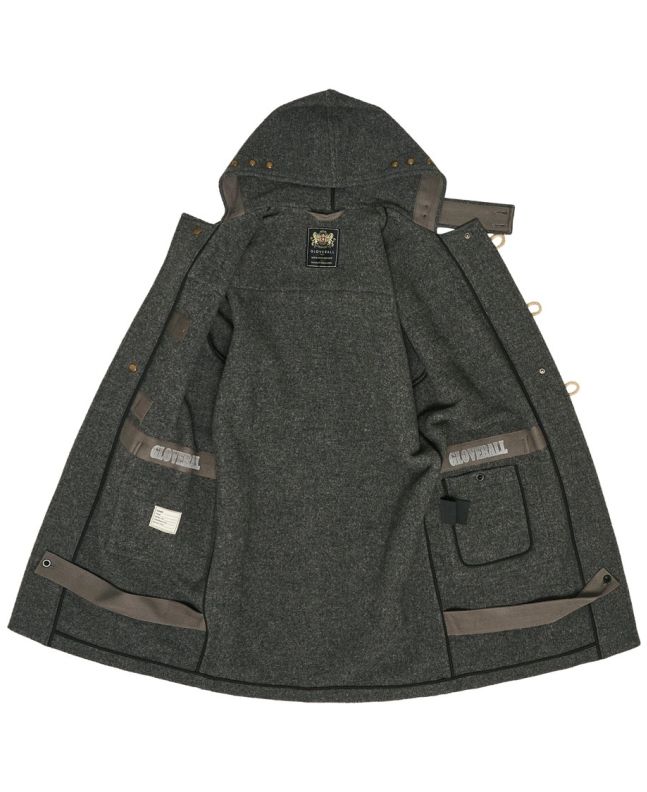 Spezial Madrid Gloverall 70th Anniversary Monty Duffle Coat Grey