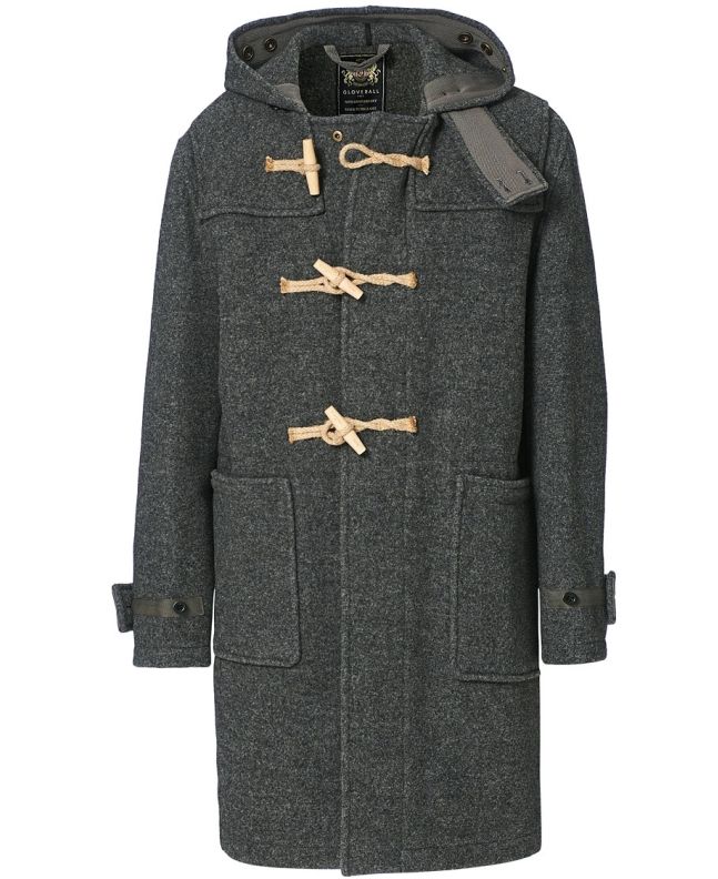 spezial madrid Gloverall 70th Anniversary Monty Duffle Coat Grey