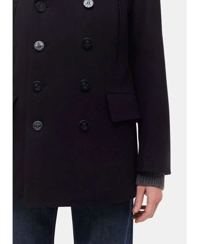 Spezial Madrid Gloverall Churchill Reefer Peacoat Navy