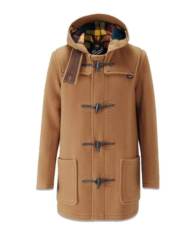 spezial madrid Gloverall Mid Length Duffle Coat Camel Buchanan