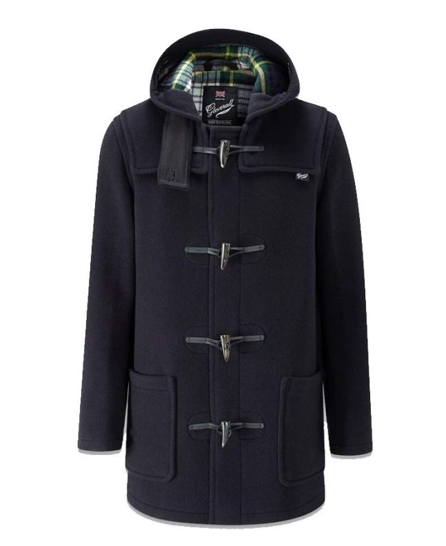 spezial madrid Gloverall Mid Length Duffle Coat Navy Dress Gordon