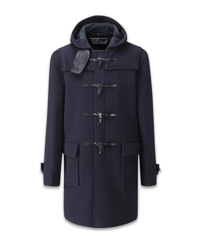 spezial madrid Gloverall Morris Duffle Coat Navy Black Watch