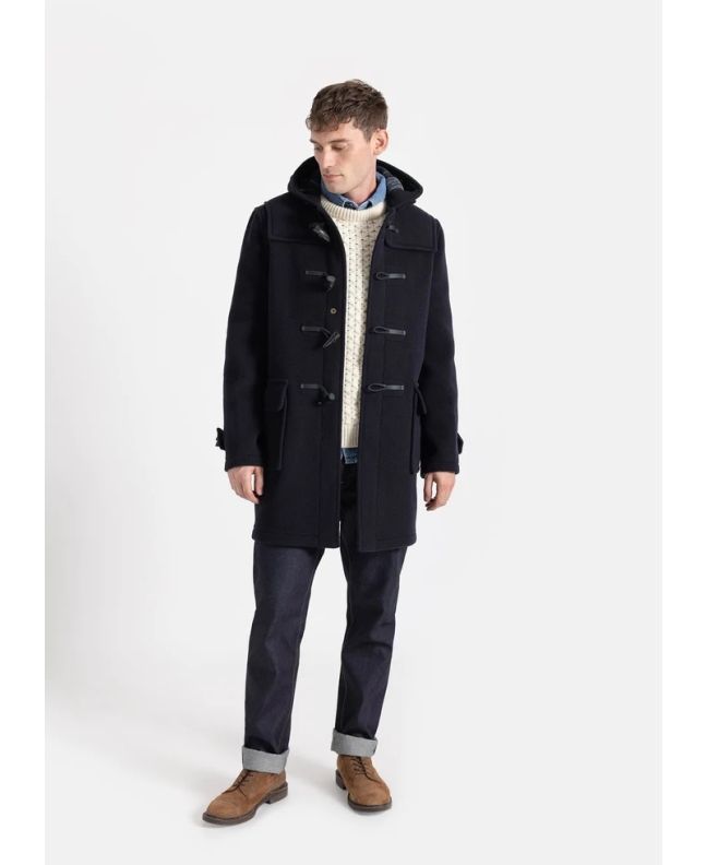 Spezial Madrid Gloverall Morris Duffle Coat Navy Dress Gordon