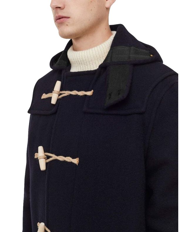 Spezial Madrid Gloverall Original Mid Monty Duffle Coat Navy