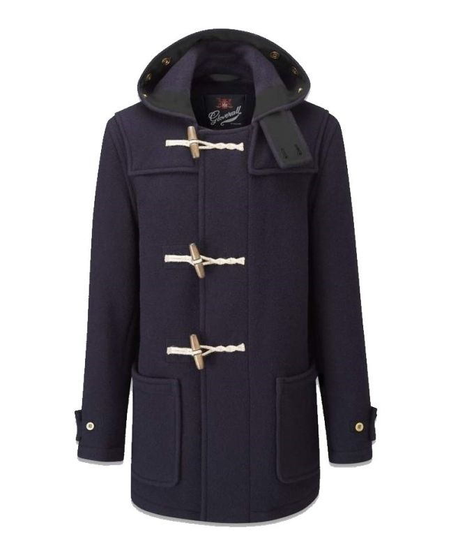 spezial madrid Gloverall Original Mid Monty Duffle Coat Navy