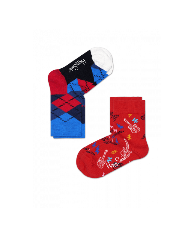 spezial madrid Happy Socks 2-Pack Guitar Socks KGUI02 4000