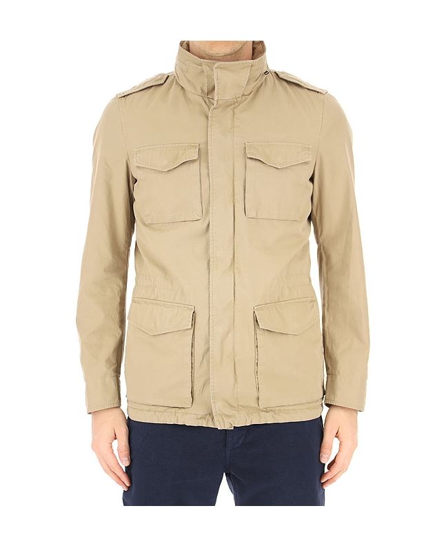 Spezial Madrid Herno Washed Cotton Field Jacket Beige