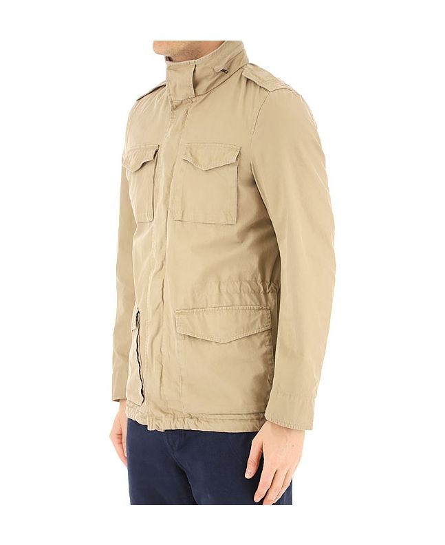 Spezial Madrid Herno Washed Cotton Field Jacket Beige