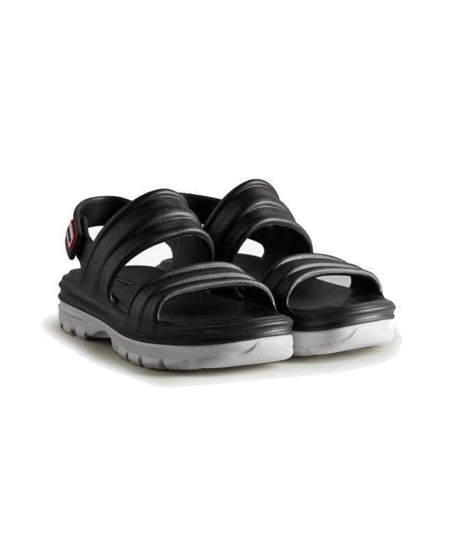 spezial madrid Hunter Original Sandal Bloom Algae Black & White