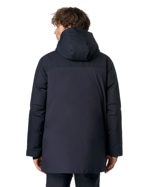 Spezial Madrid K-Way Hodel Fabric Mix Jacket Blue Depth