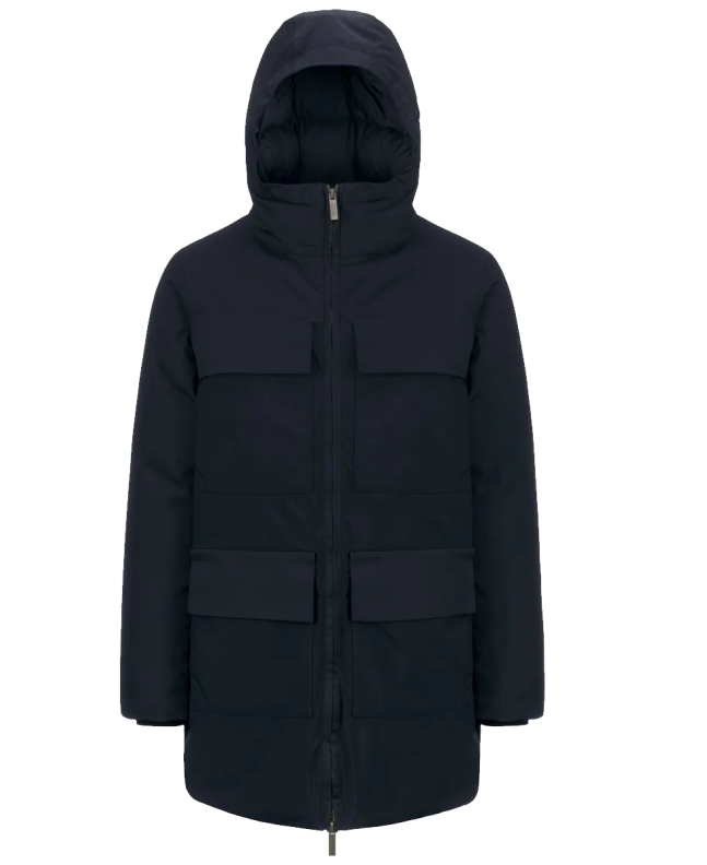 spezial madrid K-Way Hodel Fabric Mix Jacket Blue Depth