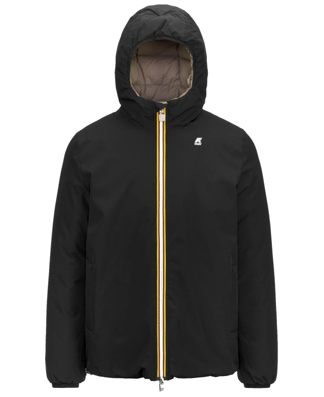 spezial madrid K-Way Jack ST Thermo Reversible Jacket Black & Beige