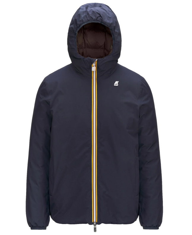 Spezial Madrid K-Way Jack ST Thermo Reversible Jacket Blue & Dark Brown