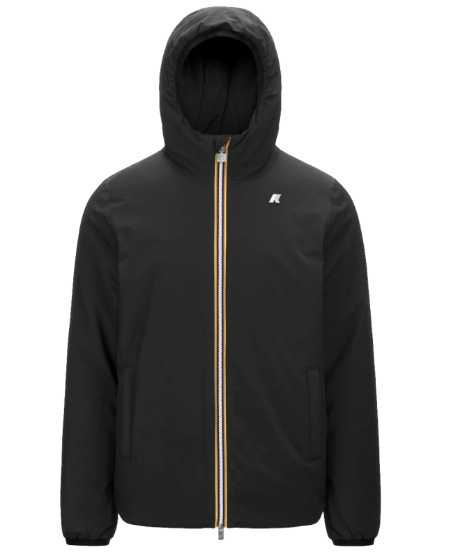 spezial madrid K-Way Jack ST Warm Reversible Jacket Black Pure & Green Blackfish
