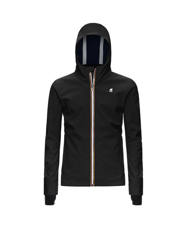 spezial madrid K-Way Jacko Bonded Jacket Black Pure & Blue Depth