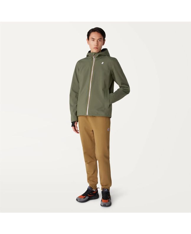 Spezial Madrid K-Way Jacko Bonded Jacket Green Blackish & Blue Depth