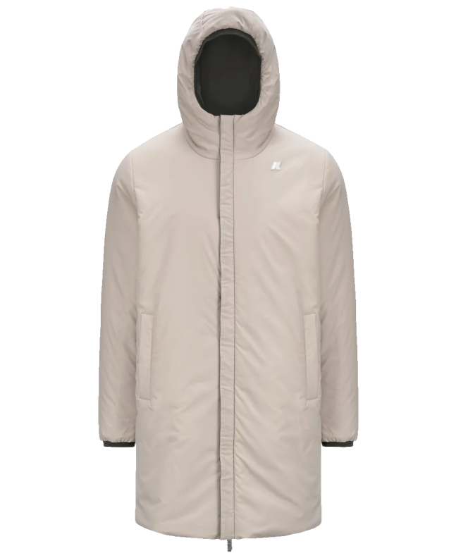 Spezial Madrid K-Way Jacob ST Warm Reversible Jacket Green & Beige