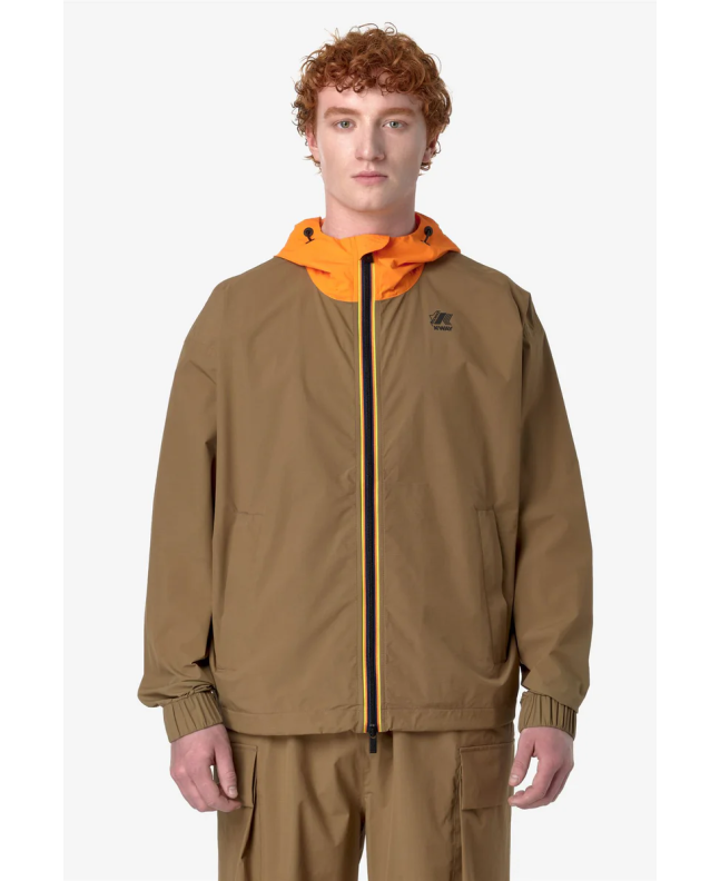 Spezial Madrid K-Way Mile 2.1 Amiable Diemme Jacket Brown Corda & Orange