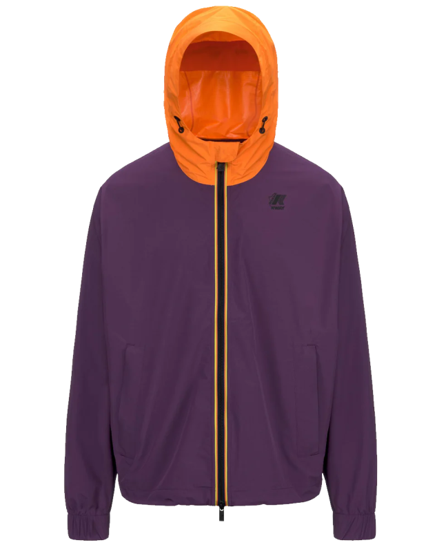 spezial madrid K-Way Mile 2.1 Amiable Diemme Jacket Violet Purple & Orange