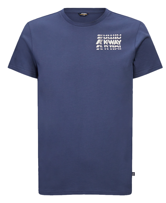 spezial madrid K-Way Odom Multiple Lettering Blue Indigo